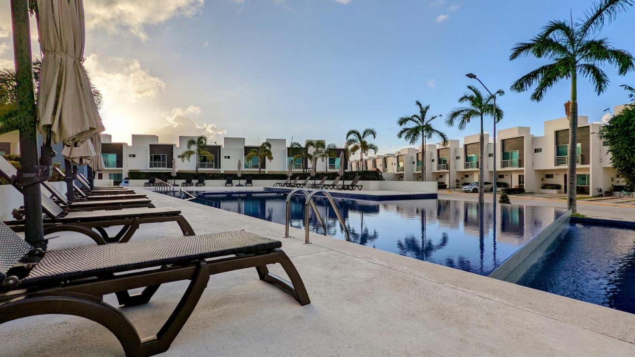 Kings Homes - Großes modernes Haus mit Pool Cancún Exterior foto
